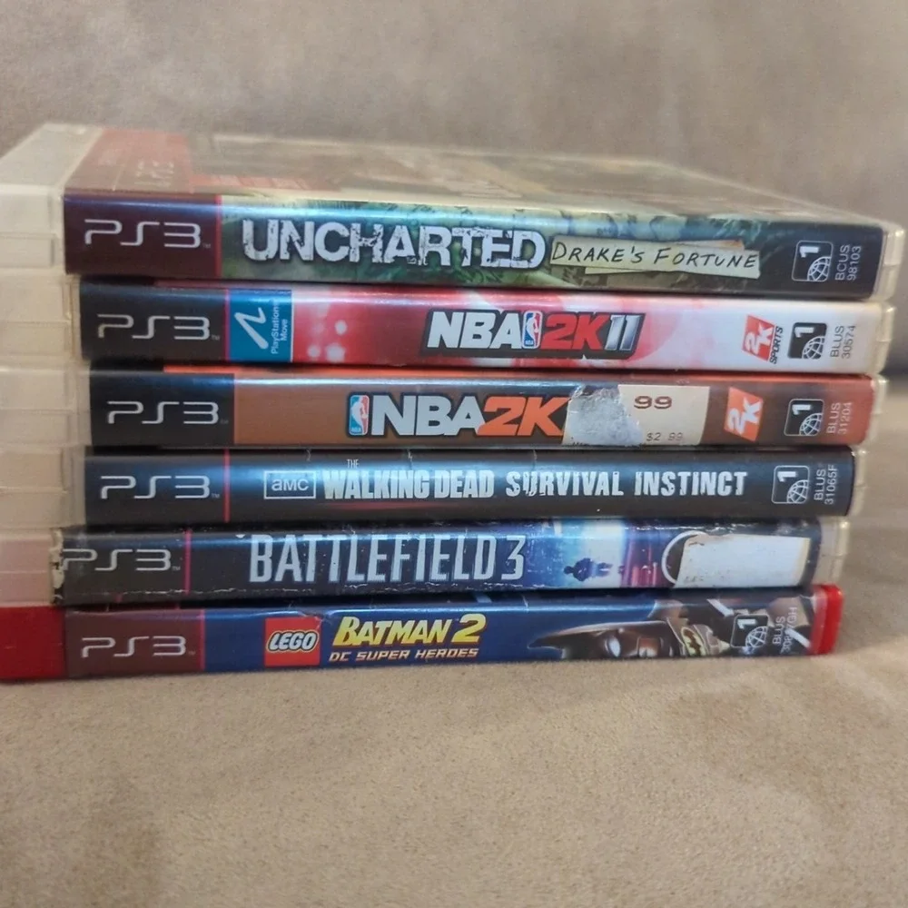 Lot‎ Of 6 Ps3 Video Game Lot - Tested & Work - Good Titles